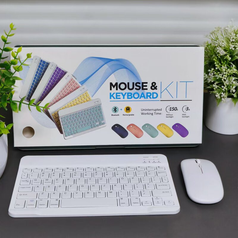ワイヤレス Bluetooth キーボードとマウス セット IOS Android Honmeng 携帯電話タブレット ノートブック ユニバーサル タイピング キーボード|undefined