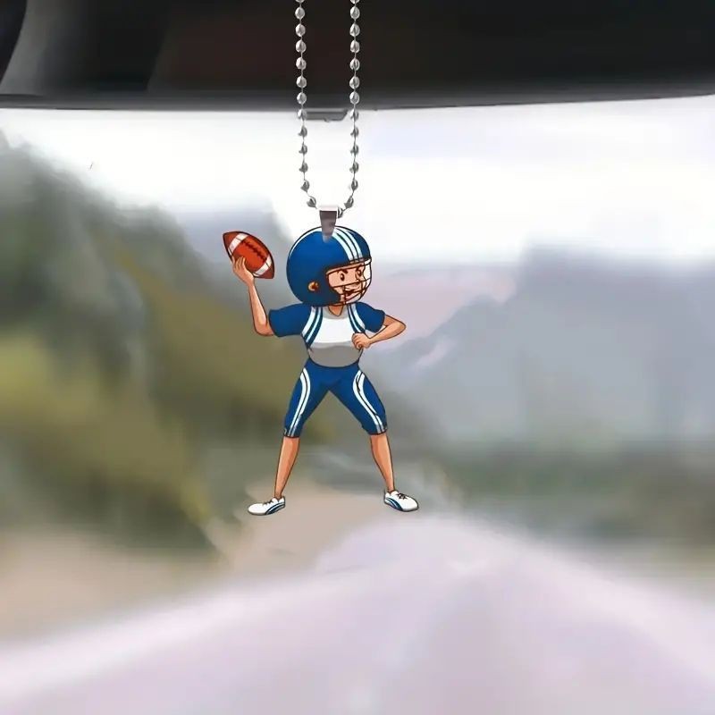 Nuevo acrílico plano transfronterizo para abrazar el amor gatito colgante del automóvil retrovisor colgante decoración del hogar
