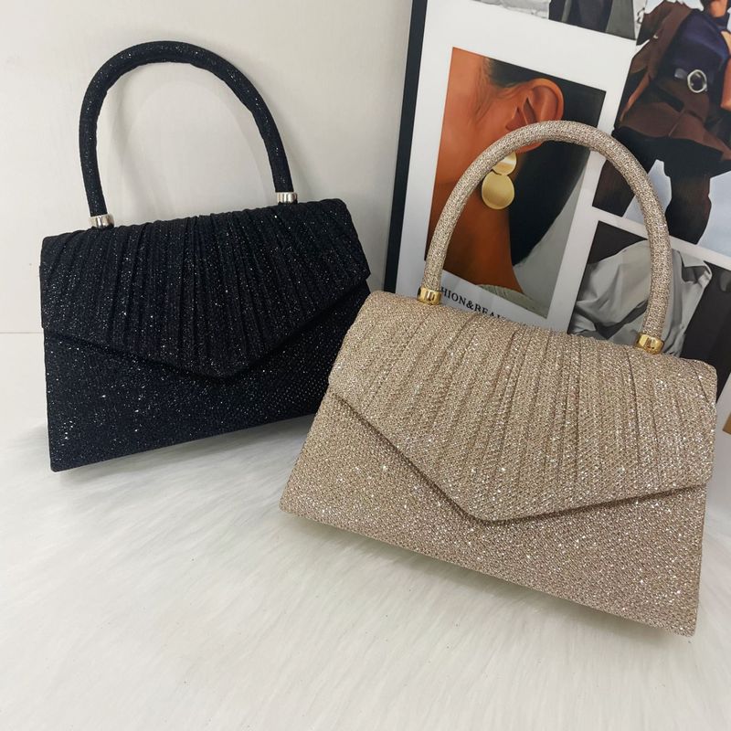 Cross-Border Dinner Bag Women's Glitter Clutch Bag Shiny Fashion Casual Handbag Shoulder Crossbody Bag Wedding Gift