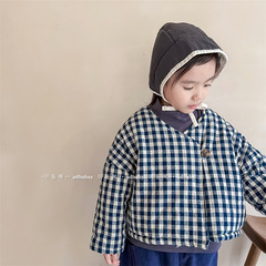 2023 Children's Autumn/Winter Coat for Girls - Korean Style Fleece-lined and Thick Cotton Jacket, Model 122660