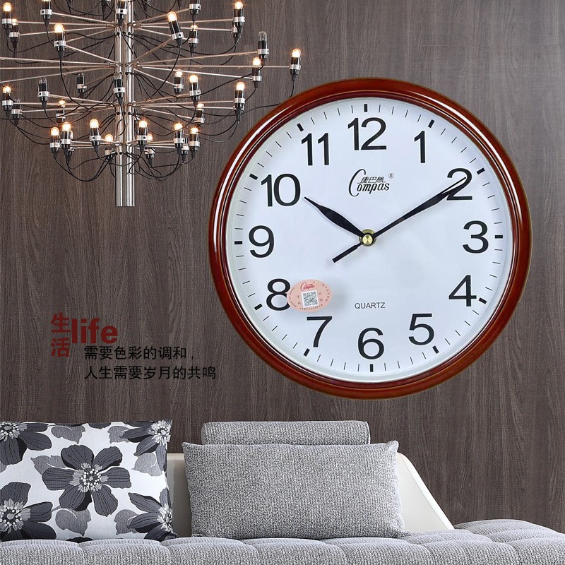 25cm Round Wall Clock Authentic Combas Brand Modern Simple Wall Quartz Wall Clock Wholesale Volume Model