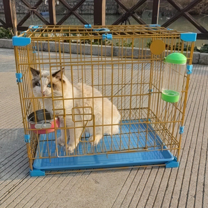 Inodoro, jaula interior, pequeño peluche, perro mascota, gato, Corgi, coche mediano, perro grande, grueso y plegable