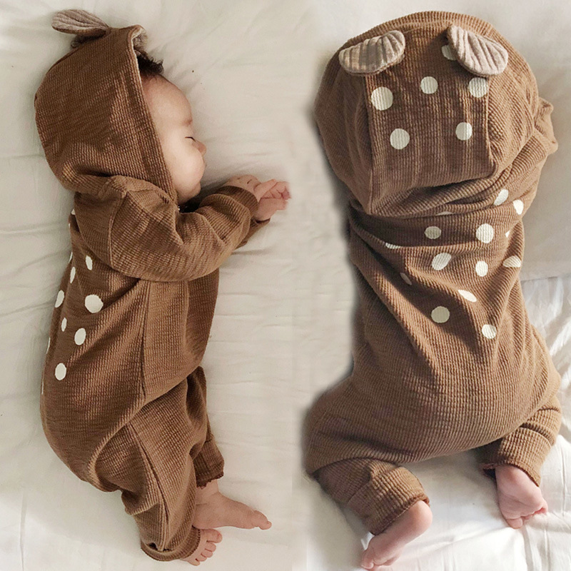 Brand children's cute jacket with hood to go out for new born