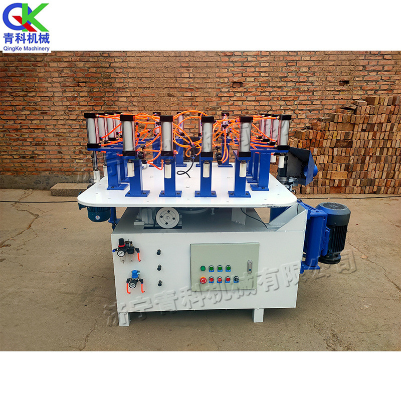 实木家具用仿形铣设备拖把杆凹凸槽制作设备实木椅子面自动挖底机