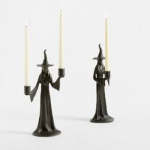 �羳�¿�Handmade Black Witch Statue Ů�׵����f�}����֬�T̨