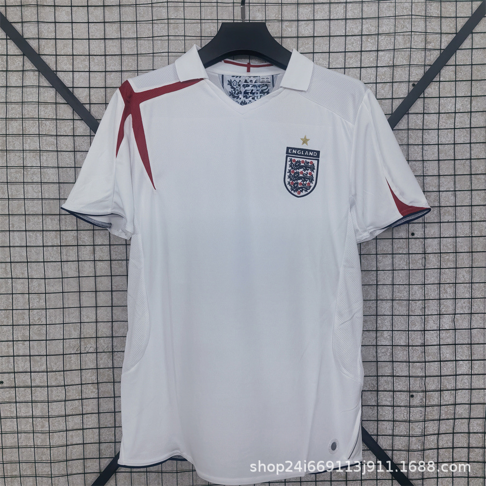 Camiseta de fútbol tailandesa retro Selección nacional Brasil Francia Argentina Portugal Camiseta de manga corta al por mayor Número de impresión