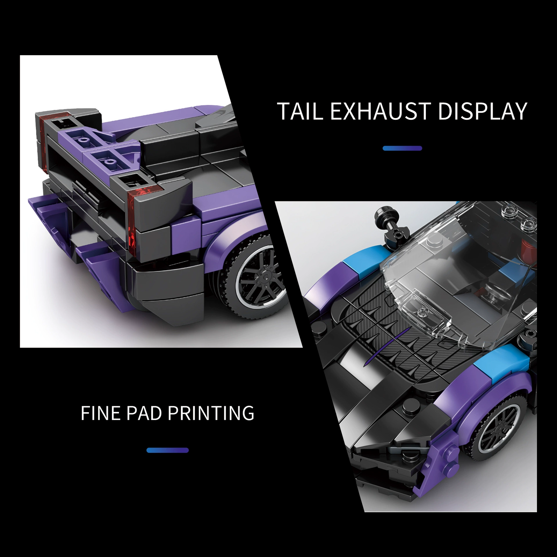 Конструктор Lego, китайский, гоночный автомобиль, модель автомобиля, игрушка, маленькие детали