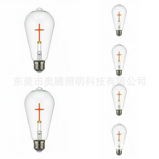 十字造型LED灯泡 宗教仪式、场所装饰，宗教氛围LED灯泡