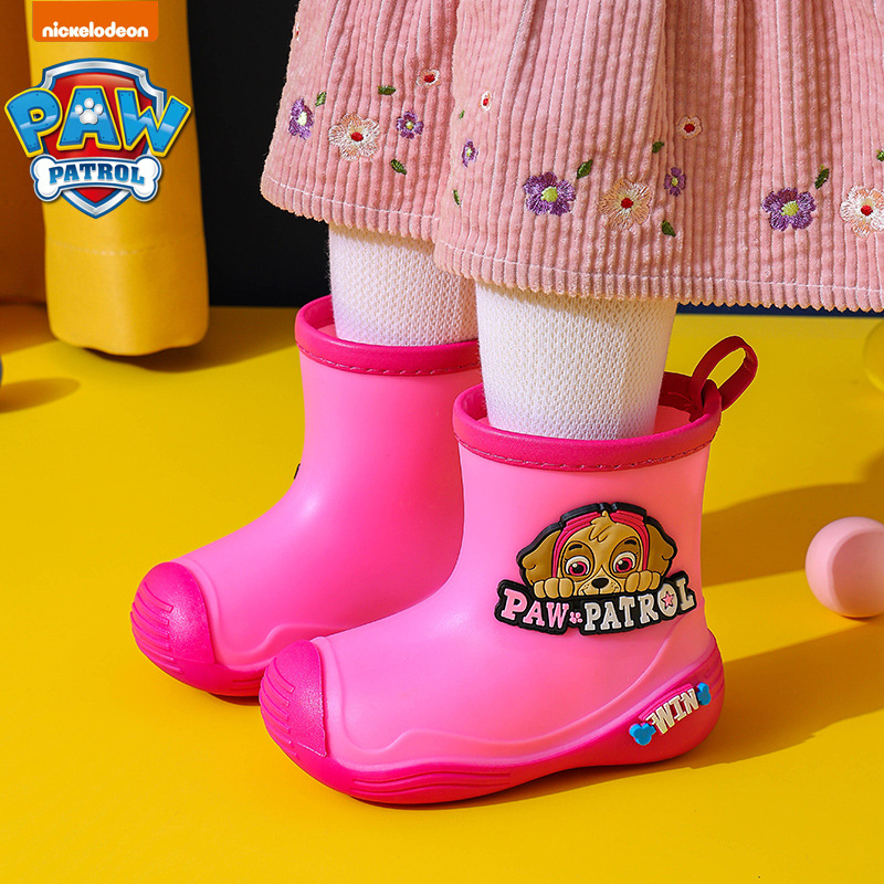 Botas de lluvia para bebés, zapatos de lluvia de moda para niños, zapatos de agua antideslizantes para niños pequeños, zapatos de agua ultra impermeables