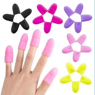 Spot Cross-Stitch Anti-Puncture Silicone Finger Protector Anti-Slip Anti-Scalding Finger Protector Handmade Finger Protector
