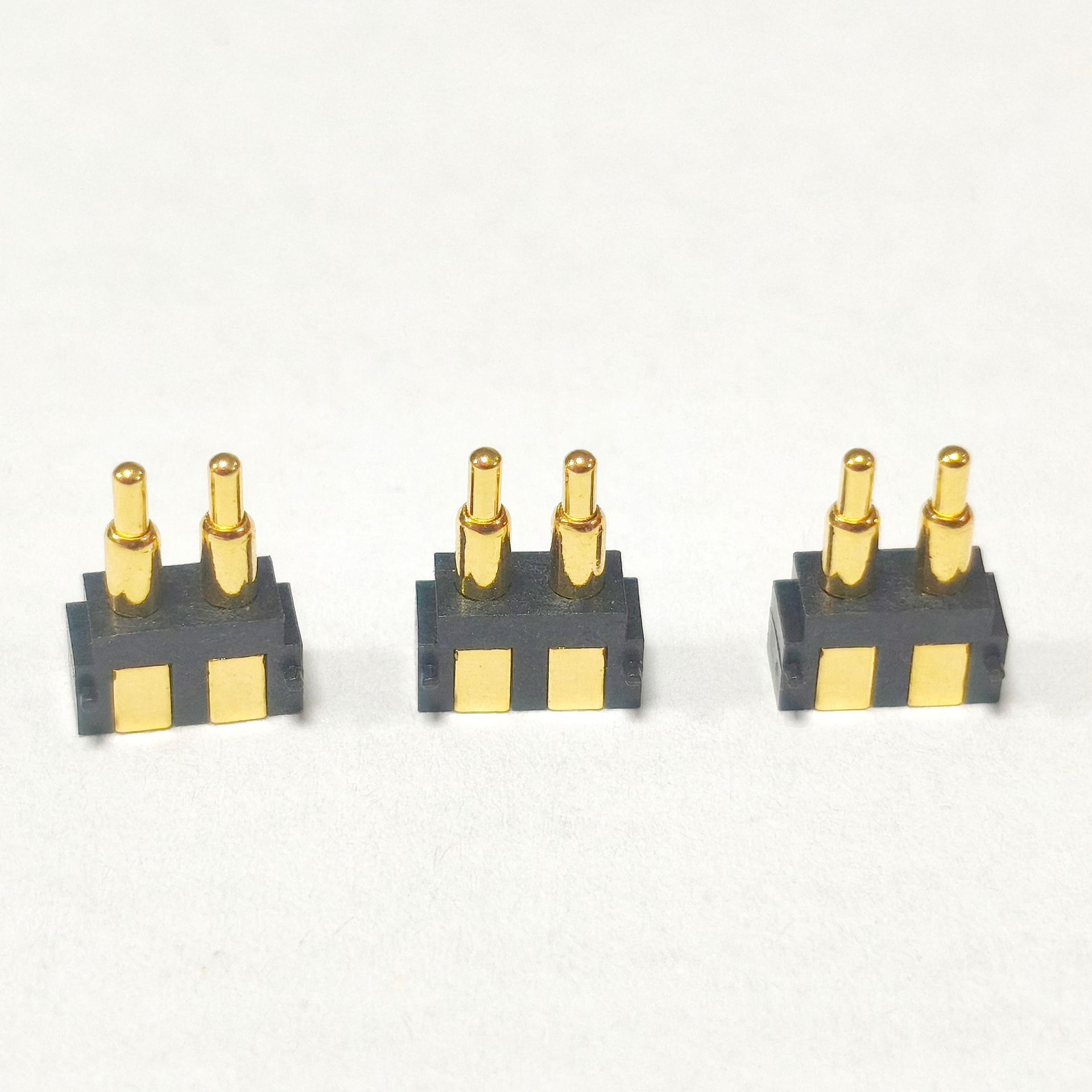 pogopin连接器弹簧天线顶针 侧帖弹簧电极 雾化器杆侧帖2PIN