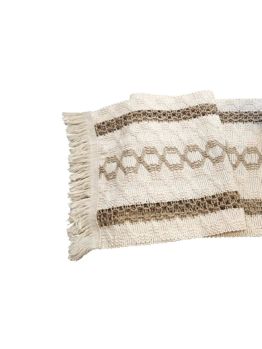 Woven rectangular decorations, wholesale, cotton and linen, American style, french style