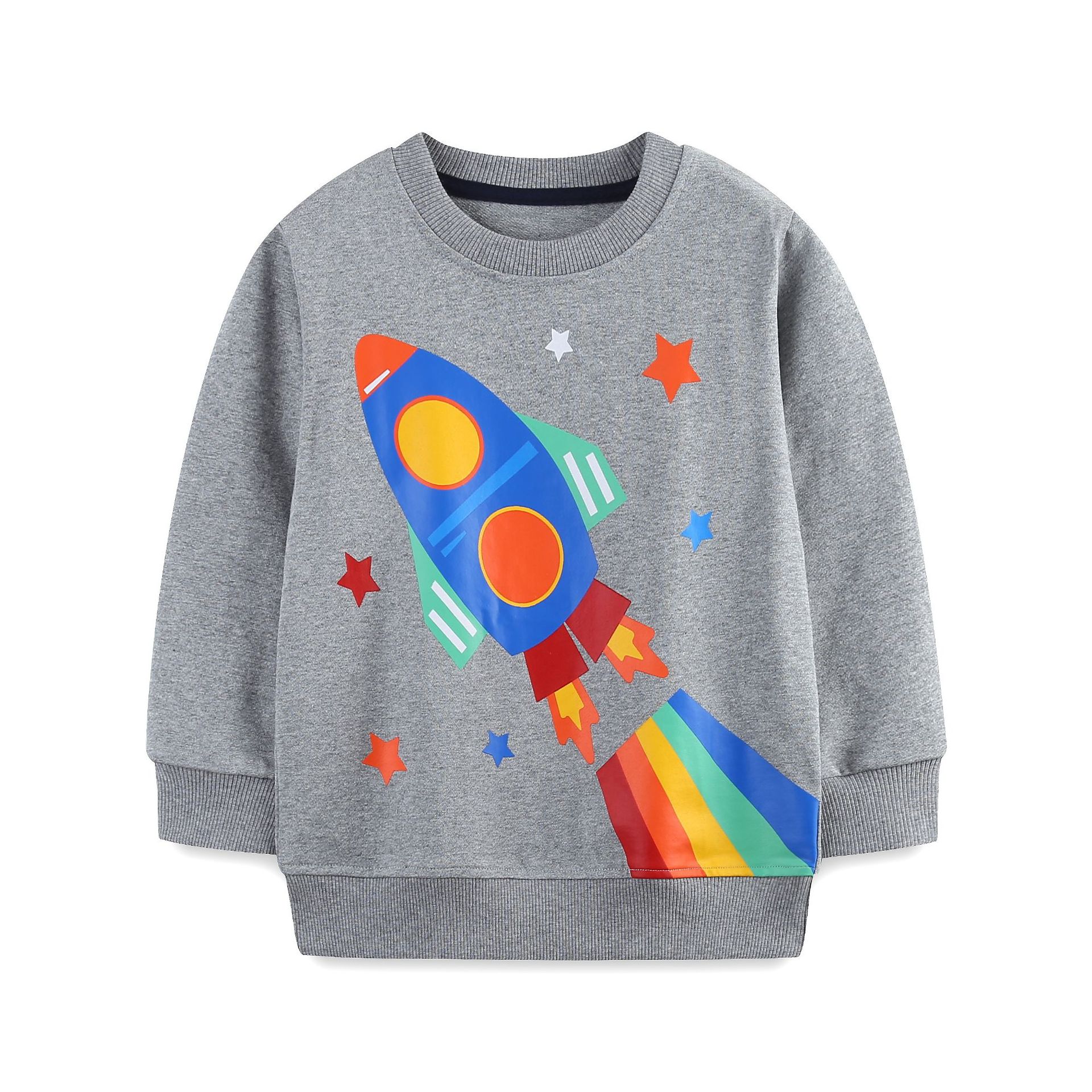 Nuevo suéter para niños en otoño suéter de dibujos animados de estilo europeo y americano suéter para bebés tejido de algodón blusa para niños de ocio image 7