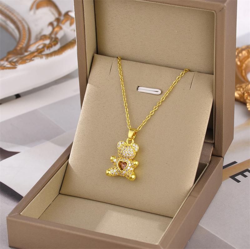 Collar de acero de titanio para mujeres simple y versátil estilo ligero de lujo nicho diseño de alta calidad no decoloración joyería de cadena de clavícula al por mayor