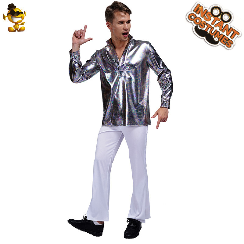 Adulto Halloween Europa y América Retro Moda 70 Disco Hip Hop Retro Juego de rol Trajes de fiesta