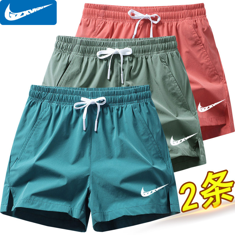 Drop Shipping Brand Ice Silk Sports Shorts Men's Summer Loose Breathable Fitness Three-point Pants Quick-drying Basketball Pants Drop Shipping Brand Ice Silk Sports Shorts Men's Summer Loose Breathable Fitness Three-point Pants Quick-drying Basketball Pants