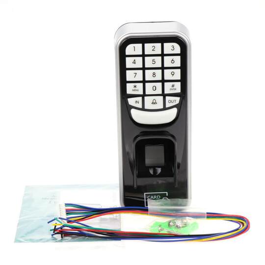 BM1 fingerprint time attendance access control system set swipe card password glass door iron door magnetic lock all-in-one machine