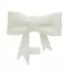 White straw with bow