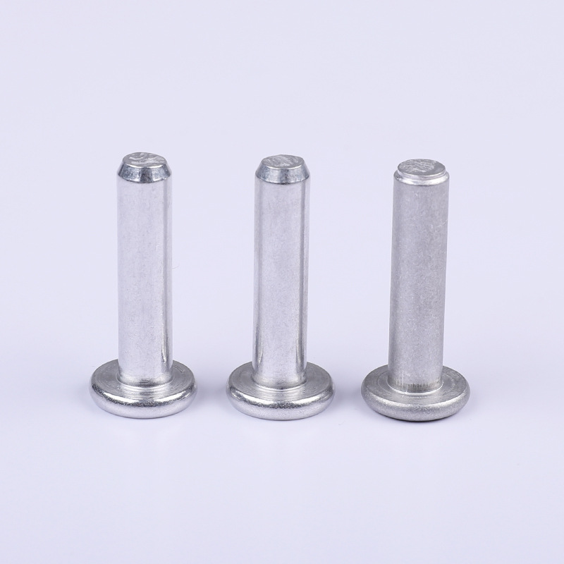 厂供应铝铆钉实心铝铆钉平头实心钉平头铆钉铝平头实心钉平圆头