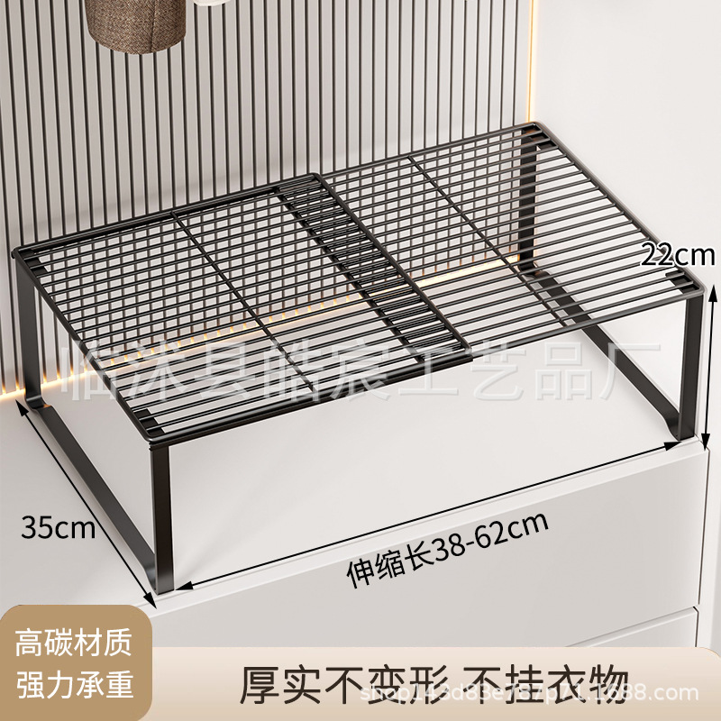 Armario, partición en capas, almacenamiento de artefactos, armario, estante retráctil en el armario