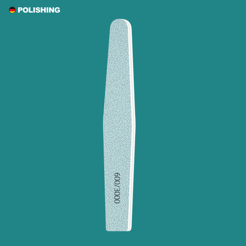 Uña de esponja tira de pulido tira de pulido de reparación de uñas tira de pulido de esmalte de uñas inclinado herramienta especial de manicure de pulido