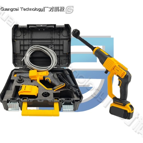 High-power car wash gun, household high-pressure car washer, lithium battery car wash sprayer, portable lithium battery wireless car washing machine