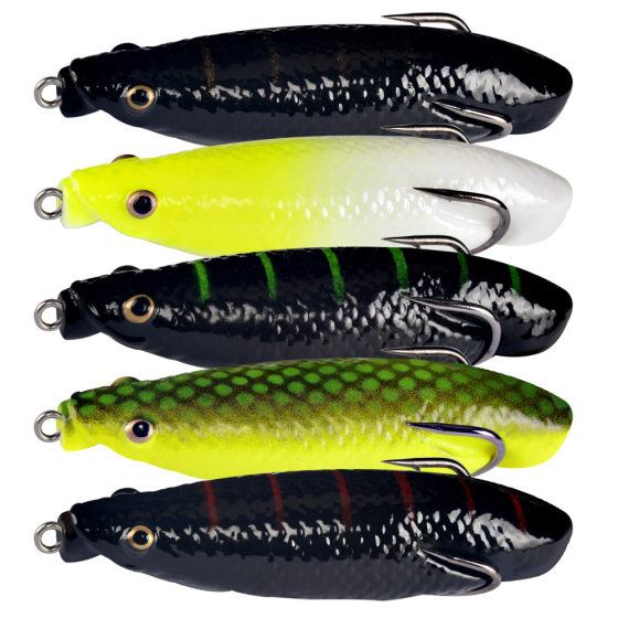 Long-distance Thunder Frog Heavy Grass Hole Frog Luya Summer Black Simulation Frog Blackfish Kill Fake Bait Caterpillar Thunder Frog
