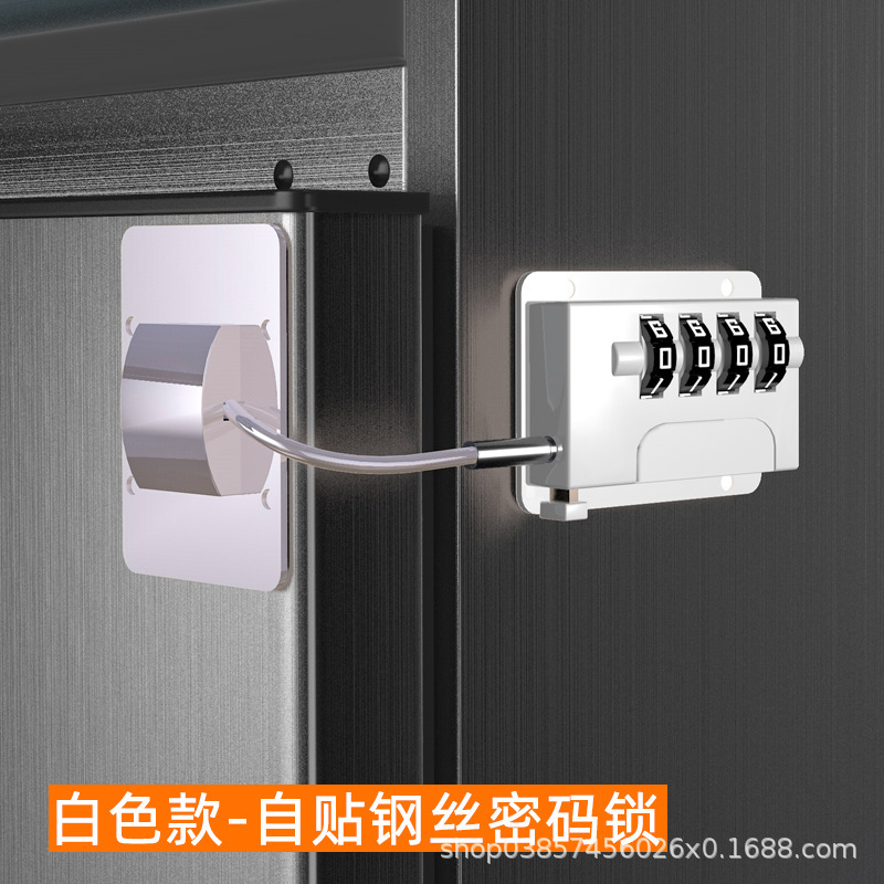 穴を開けない子供パスワード安全ロックキャビネットドア窓盗難防止パスワードロック冷蔵庫ロックキャビネット引き出し明装パスワードロック|undefined