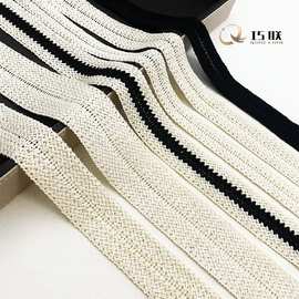 现货小香风棉线人字对折包边花边带 多规格服装家纺装饰织带辅料