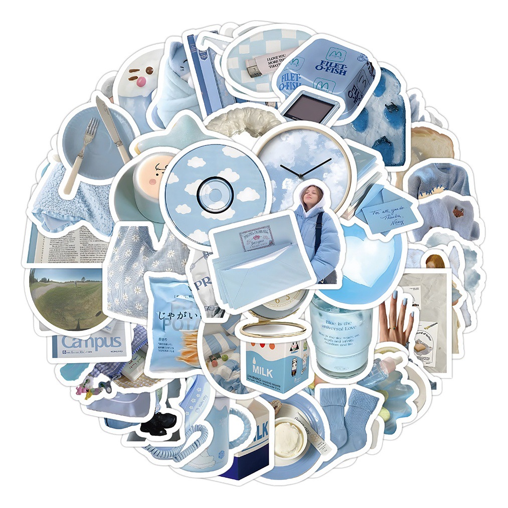 60 hojas de pegatinas de estilo retro, pegatinas de sellado de sobres de material de cuentas manuales frescas, pegatinas impermeables de venta caliente transfronteriza