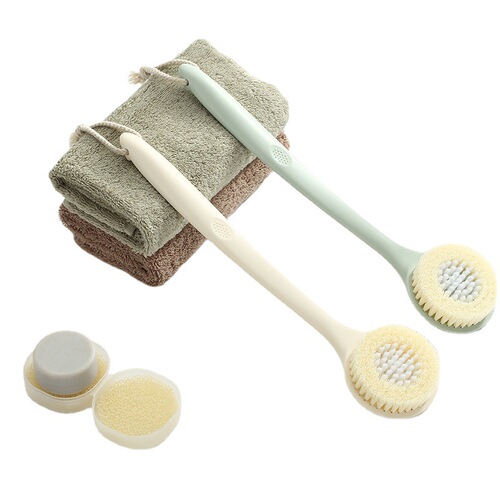 FaSoLa household ABS extended handle massage bath brush bathroom mud rub back bath brush comfortable bath brush