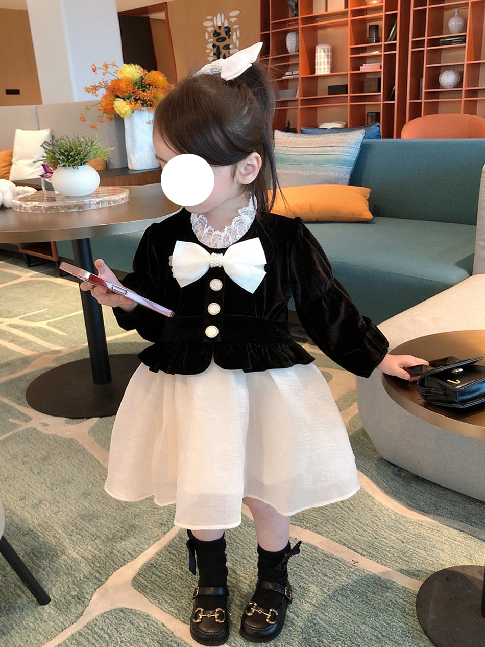 New style dress girls in autumn, trendy trendy. Children's clothing for spring and autumn. Little_voghion.com