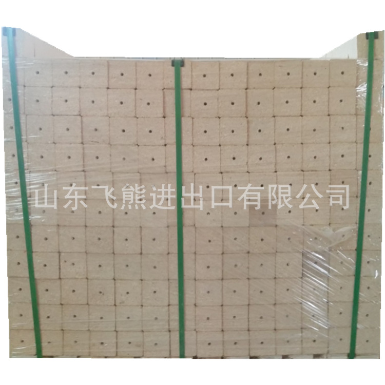 钉子模板墩胶合板墩价格木屑刨花脚墩厂家批发河南许昌禄