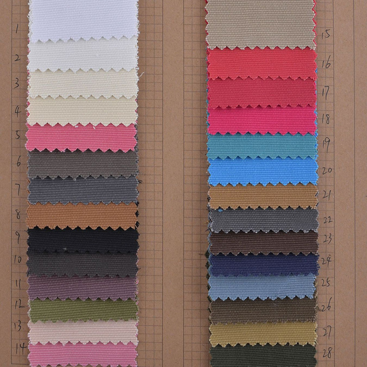 97% algodón orgánico 3% spandex tela de lona elástica suave al por mayor