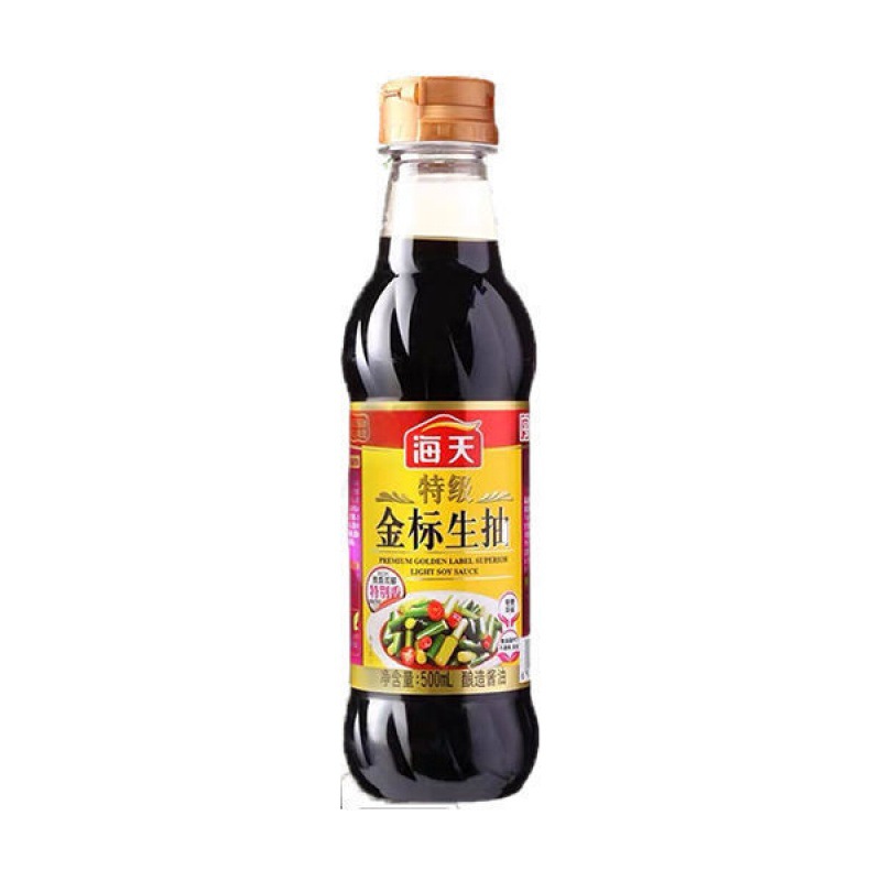 Soy sauce wholesale Haitian Gold standard 500ml Brewing soy sauce Salad Cooking flavoring Manufactor Direct selling