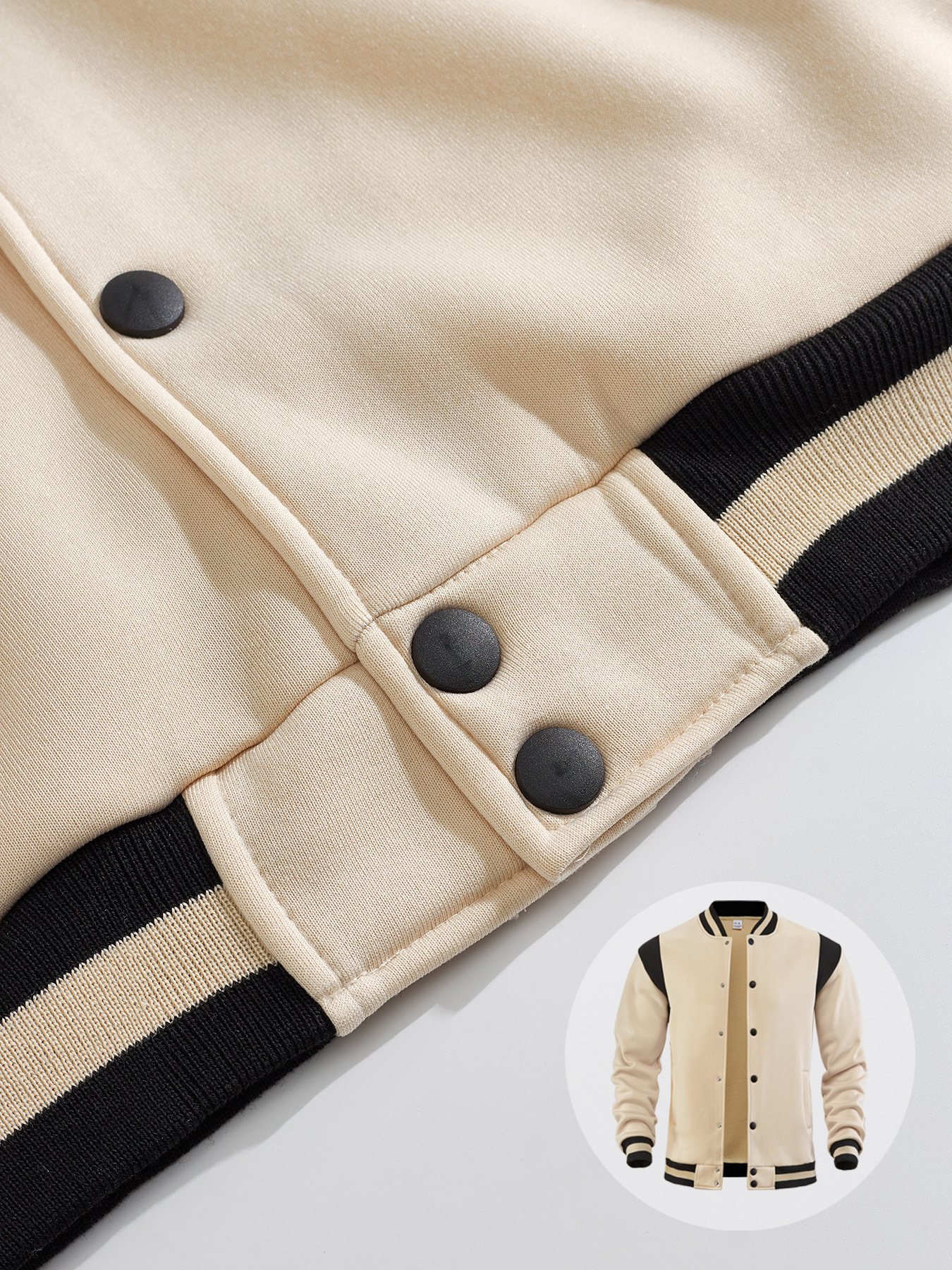 Herren Fleecejacke Mit Patchwork Im Lässigen Sportstil_voghion.com