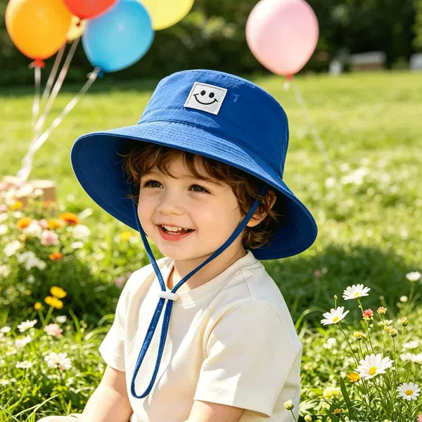 2025 new baby basin cap European and American mesh solid color fisherman cap sunshade cap cross-border TUME 3-12M