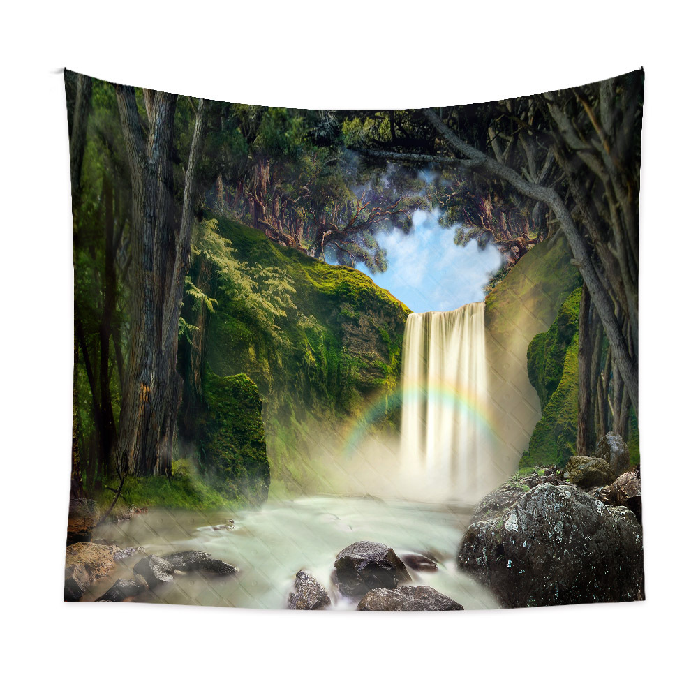 Bohemian Scenery Painting Wall Decoration Cloth Tapestry Wholesale Nihaojewelry display picture 20