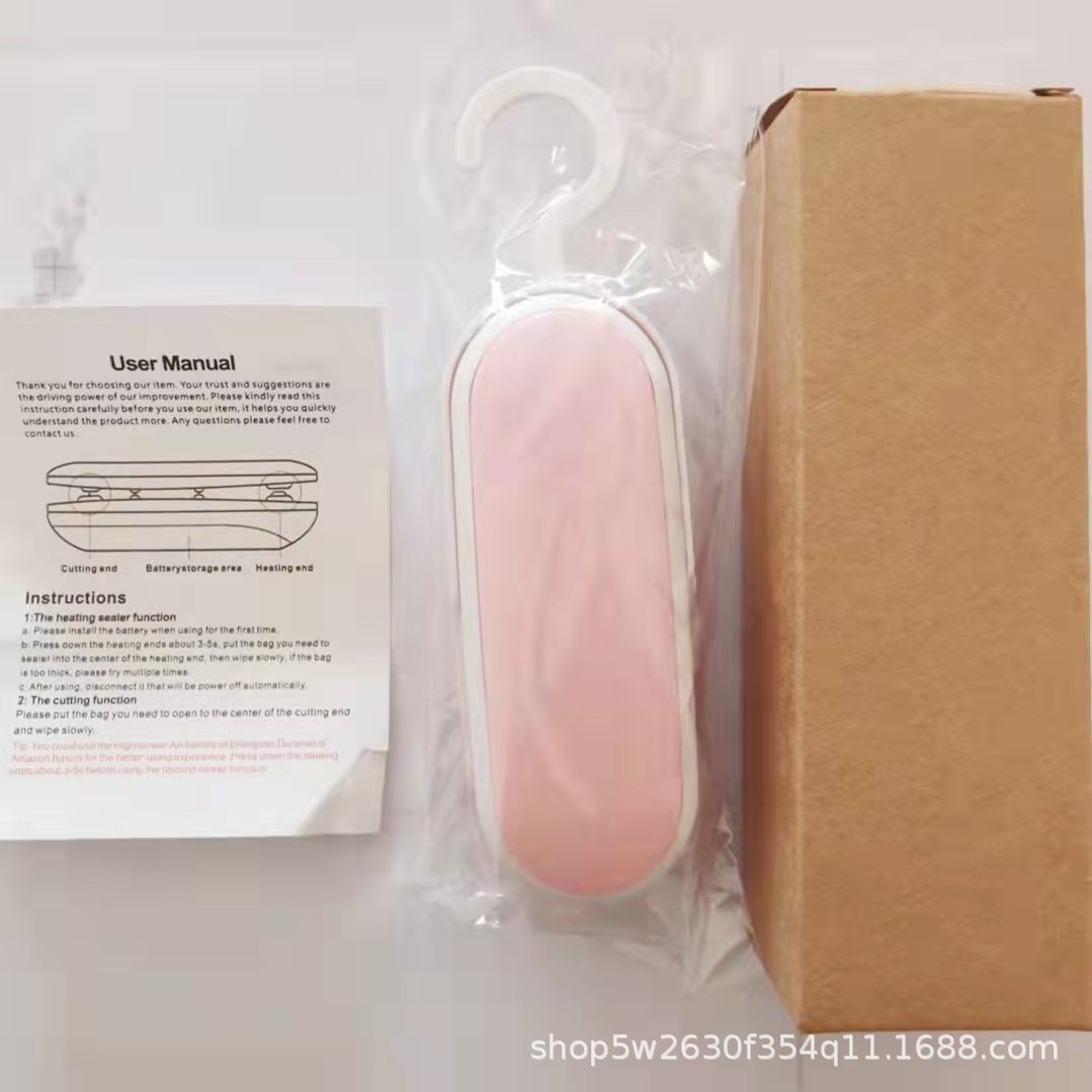 Mini máquina de sellado portátil, clip de sellado de presión manual, clip de sellado de conservación de alimentos y frutas, sellador doméstico, máquina de sellado térmico