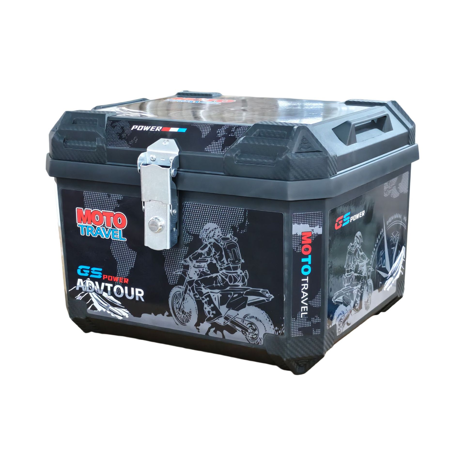 Electric Vehicle Trunk Storage Box, Detachable Trunk, Electric Vehicle Plastic Alloy Large-Capacity Waterproof Motorcycle Trunk