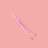Plastic fuchsia tweezers