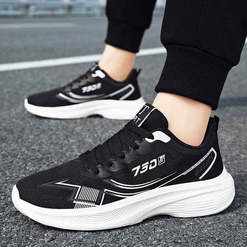Zapatos para hombre Zapatos casuales de primavera Zapatos deportivos de todo fósforo para hombre de alta gama Zapatos para correr con pies herméticos y transpirables para hombre