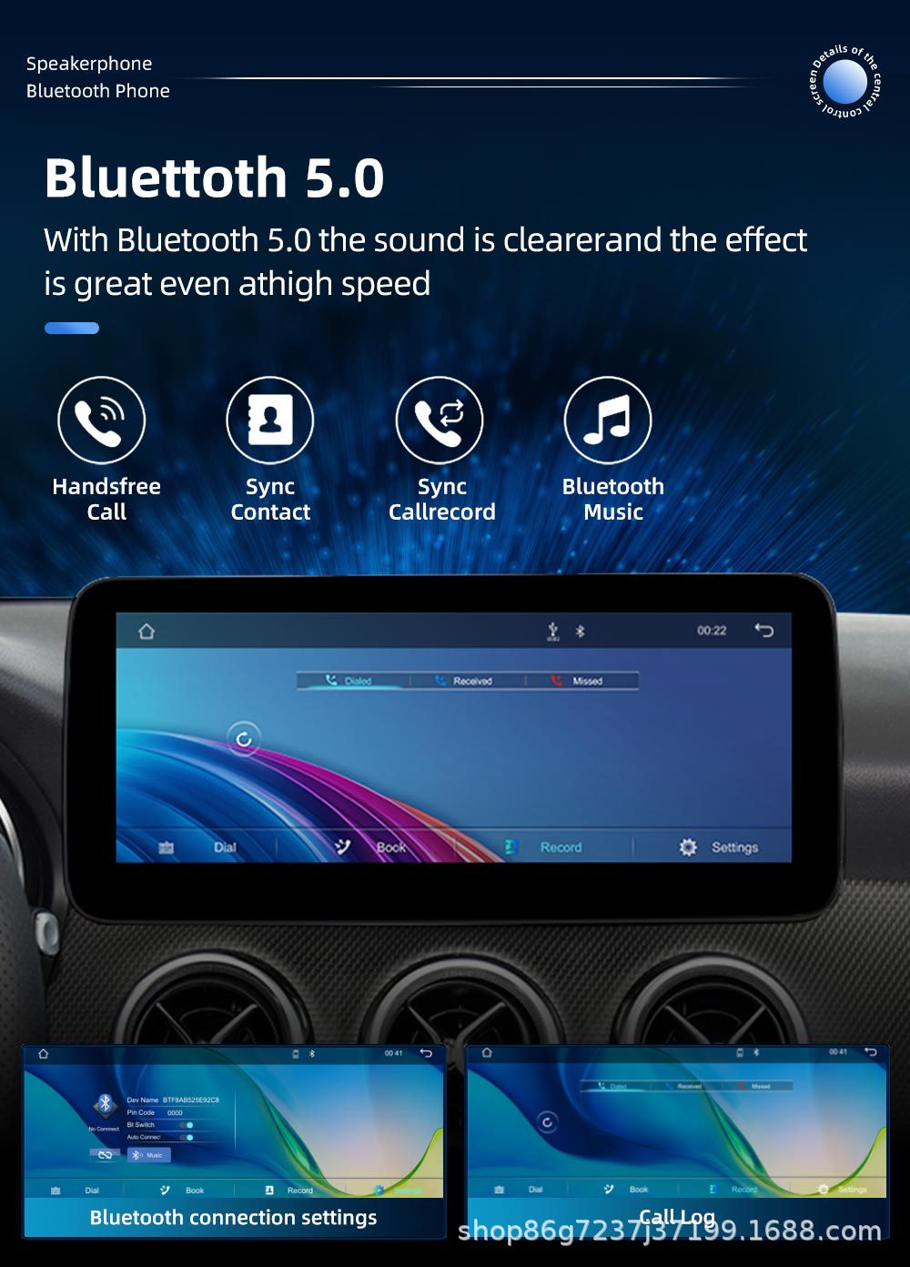 12.3inch Suitable for Mercedes-Benz Gla X156 C117 W176 Gps Car Navigation Bluetooth Player Navigation One