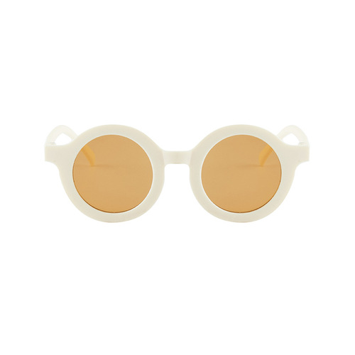 New children's sunglasses, cute cartoon small circle glasses, children's sunglasses for taking pictures, baby sun visors