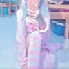 White powder stripe