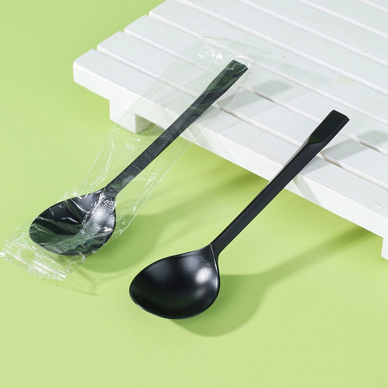 Отдельная упаковка Одноразовая ложка вилка молочный чай ложка сказочная трава чашка чашка фруктовая ложка
