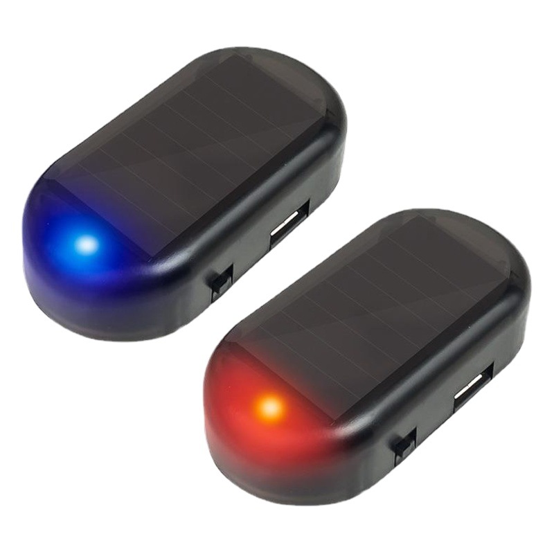 Luz de advertencia de alarma solar del coche/luz de flash solar luz LED/luz de advertencia antirrobo luz LED transfronteriza