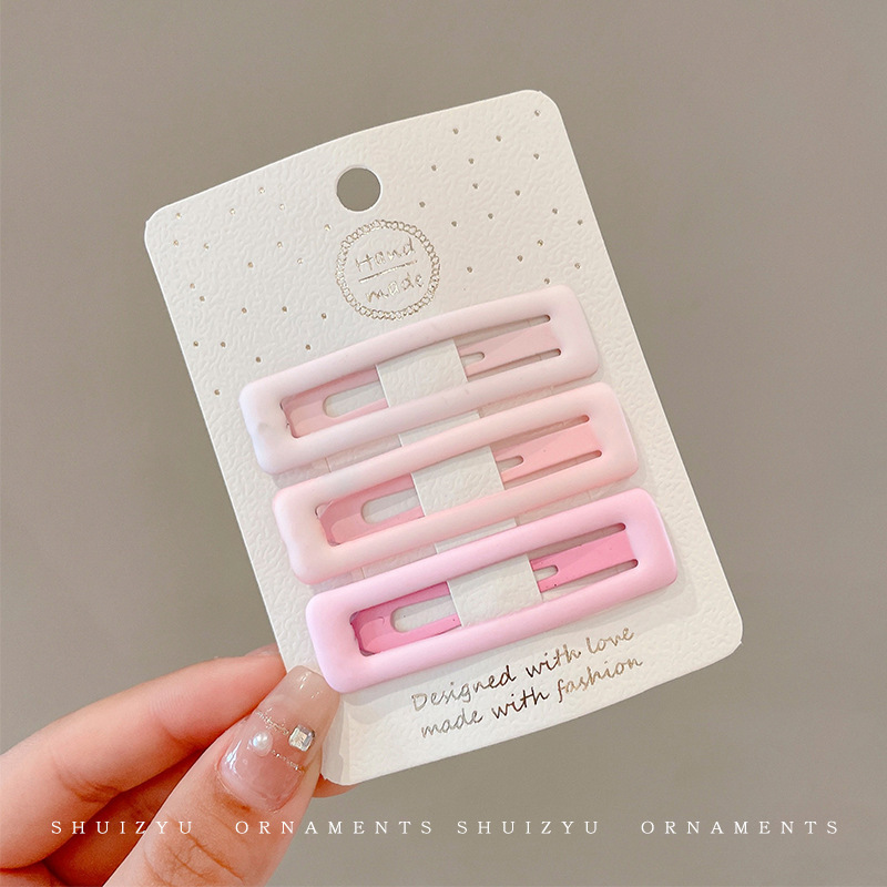 Horquilla de dopamina clip lateral femenino flequillo de sentido avanzado clip pequeño roto horquilla de moda clip lateral lindo clip bb clip tocado