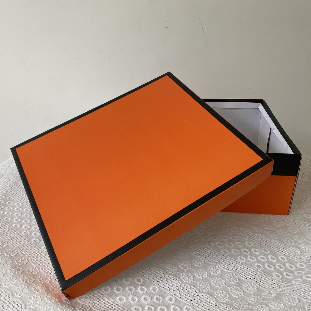 Caja de regalo naranja de alta calidad para tomar fotos de contacto para cambiar el precio, no se vende, solo compra plegable image 2