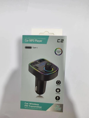 Car mp3 Player Bluetooth Fm - c2-wrapped-in-color-box